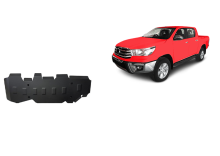 Stahl Unterfahrschutz für Treibstofftank Toyota Hilux Invincible (2021-2026)