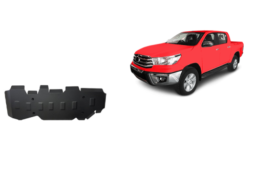 Stahl Unterfahrschutz für Treibstofftank Toyota Hilux Invincible (2021-2026)