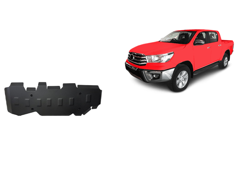 Stahl Unterfahrschutz für Treibstofftank Toyota Hilux Invincible (2021-2026)