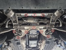 Stahl Unterfahrschutz für Motor Alfa Romeo Stelvio (2016-2026)
