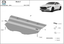 Stahl Unterfahrschutz für Motor Mazda 3 (2019-2026)