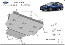 Aluminium Unterfahrschutz für Motor Ford Focus (2010-2018)