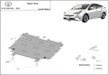 Aluminium Unterfahrschutz für Motor Toyota Prius (2019-2026)