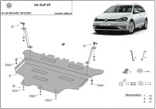 Aluminium Unterfahrschutz für Motor Volkswagen Golf (2012-2021)