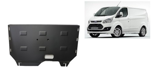 Stahl Unterfahrschutz für Motor, Getriebe Ford Transit Custom (2013-2019)