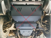 Stahl Unterfahrschutz für Getriebe Mitsubishi Pajero Sport 2 (2008-2016)