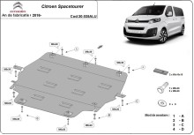 Aluminium Unterfahrschutz für Motor Citroen Spacetourer (2016-2026)