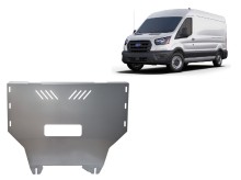 Aluminium Unterfahrschutz für Motor Ford Transit (2013-2023)