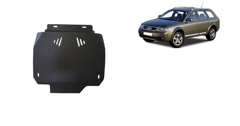 Stahl Unterfahrschutz für Getriebe Automatikgetriebe Audi Allroad A6 (2000-2005)