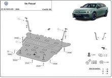Stalowa Osłona pod silnik VW Passat (2024-2026) EAN