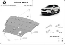 Aluminium Unterfahrschutz für Motor Renault Koleos (2016-2025)