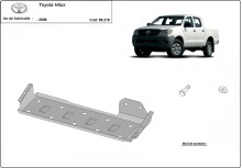 Stahl Unterfahrschutz für Treibstofftank Toyota Hilux (2000-2004)
