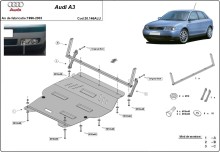 Aluminium Unterfahrschutz für Motor Audi A3 (1996-2003)