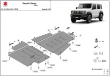 Stahl Unterfahrschutz für Verteilergetriebe Suzuki Jimny (2018-2026)