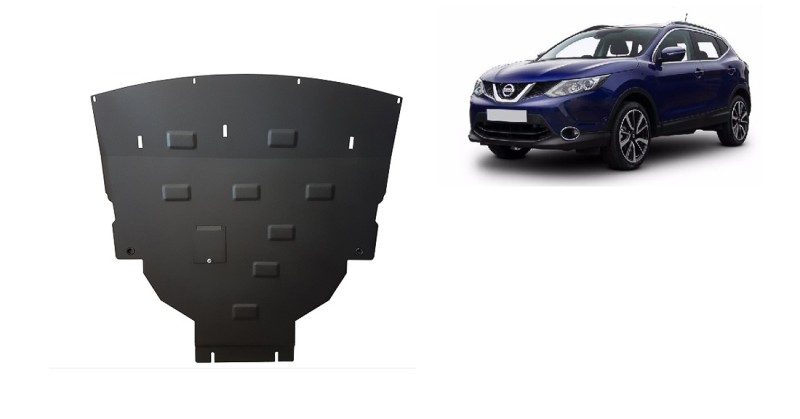 Stahl Unterfahrschutz für Motor der Nissan Qashqai J11 (2013-2021)
