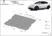 Aluminium Unterfahrschutz für Motor Tesla Model Y (2024-2026)