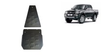 Stahl Unterfahrschutz für Getriebe, Differential Mitsubishi L 200 (1998-2007)