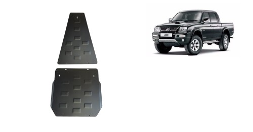 Stahl Unterfahrschutz für Getriebe, Differential Mitsubishi L 200 (1998-2007)