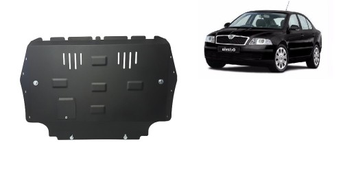 Stahl Unterfahrschutz für Motor Skoda Octavia 2 (2004-2012)