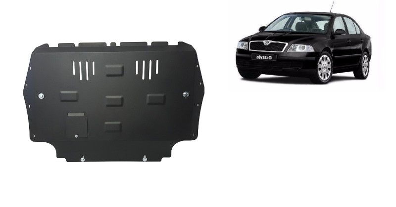 Stahl Unterfahrschutz für Motor Skoda Octavia 2 (2004-2012)