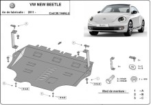 Aluminium Unterfahrschutz für Motor Volkswagen New Beetle (2011-2019)