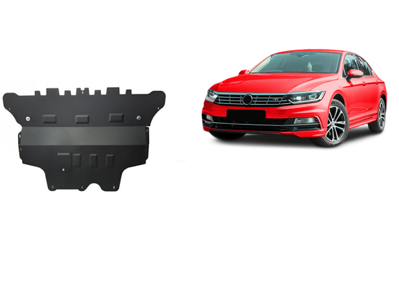 Stahl Unterfahrschutz für Motor VW Passat B8 - Schaltgetriebe (2014-2026)