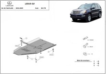 Stahl Unterfahrschutz für Getriebe Lexus GX (2002-2009)