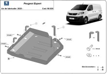 Stahl Unterfahrschutz für AdBluetank Peugeot Expert (2020-2026)