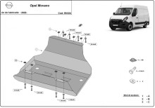 Stahl Unterfahrschutz für Kraftstofftank Opel Movano (2022-2026)