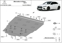 Aluminium Unterfahrschutz für Motor Mercedes A-Classe (2018-2026)