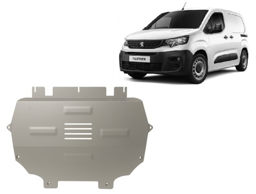 Aluminium Unterfahrschutz für Motor Peugeot Partner (2018-2026)