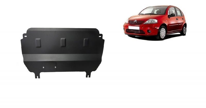 Stahl Unterfahrschutz für Motor Citroen C3 (2003-2016)