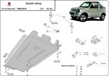 Stahl Verteilergetriebe Schutz für Suzuki Jimny (1998-2018)