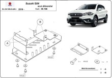 Aluminium Unterfahrschutz für Differentialschutz Suzuki SX 4 (2013-2023)