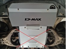 Stahl Unterfahrschutz für Kühler Isuzu D-Max (2019-2026)