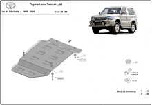 Stahl Unterfahrschutz für Getriebe Toyota Land Cruiser J90 - nur für 3 türer modell (1995-2002)