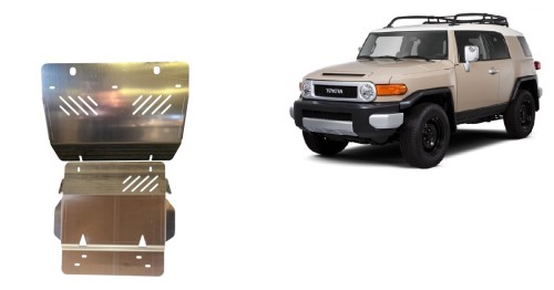 Aluminium Unterfahrschutz für Motor Toyota Fj Cruiser (2006-2018)