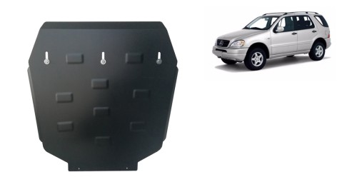 Stahl Unterfahrschutz für Getriebe Mercedes ML W163 (1998-2005)