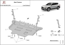 Aluminium Unterfahrschutz für Motor Seat Tarraco (2018-2024)