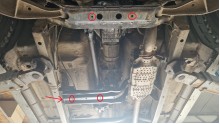 Stahl Unterfahrschutz für Getriebe Suzuki Vitara 2.0 (1988-1999)
