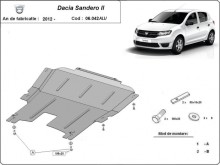 Aluminium Unterfahrschutz für Motor Dacia Sandero (2012-2020)