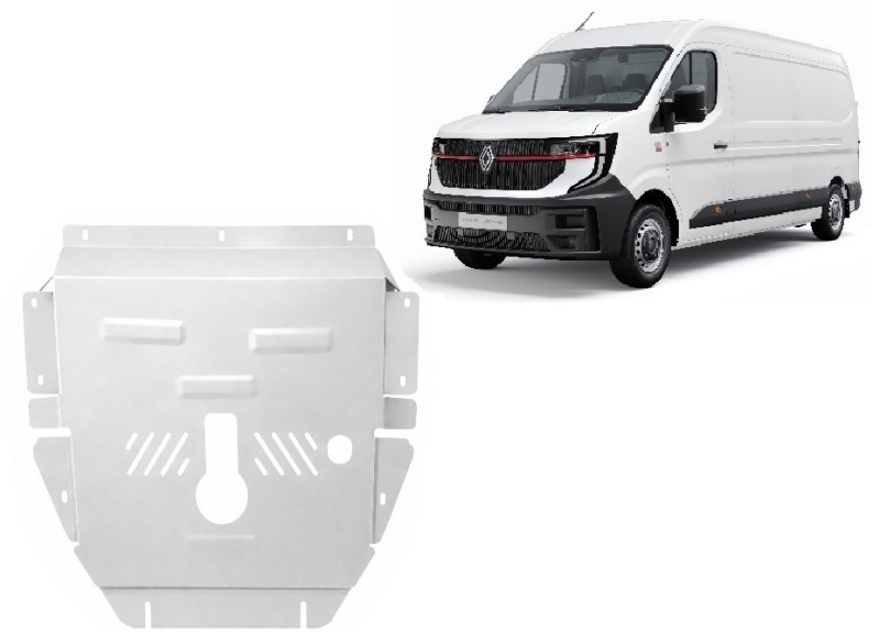 Aluminium Unterfahrschutz für Motor Renault Master (2024-2026)