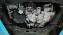 Aluminium Unterfahrschutz für Motor Mercedes T-Classe (2021-2026)