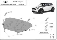 Stahl Unterfahrschutz für Motor, Getriebe Mini Countryman (2010-2016)
