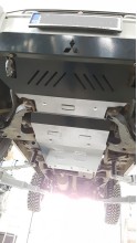 Stahl Unterfahrschutz für Motor, Kühler Mitsubishi Pajero 3 (V60, V70) (1999-2007)