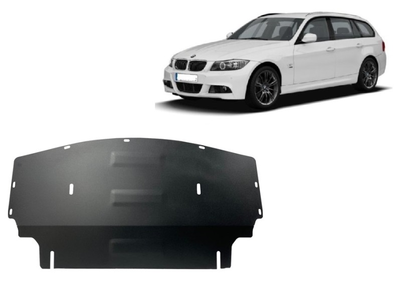 Stahl Unterfahrschutz für Kühler BMW seria 3 E90 (2004-2013)
