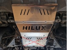 Aluminium Unterfahrschutz für Kühler Toyota Hilux Invincible (2021-2026)