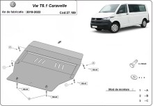 Stalowa Osłona pod silnik Volkswagen Transporter T6.1 Caravelle (2019-2022) EAN