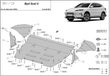 Stahl Unterfahrschutz für Motor BYD Seal U (2024-2026)