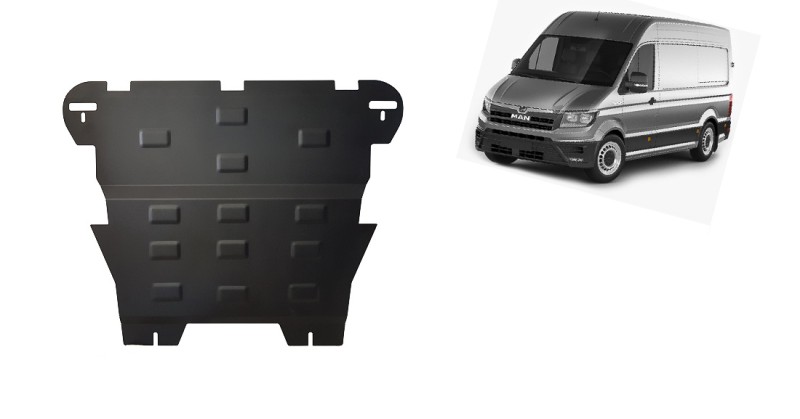 Stahl Unterfahrschutz für Motor der Man Tge (2017-2026)